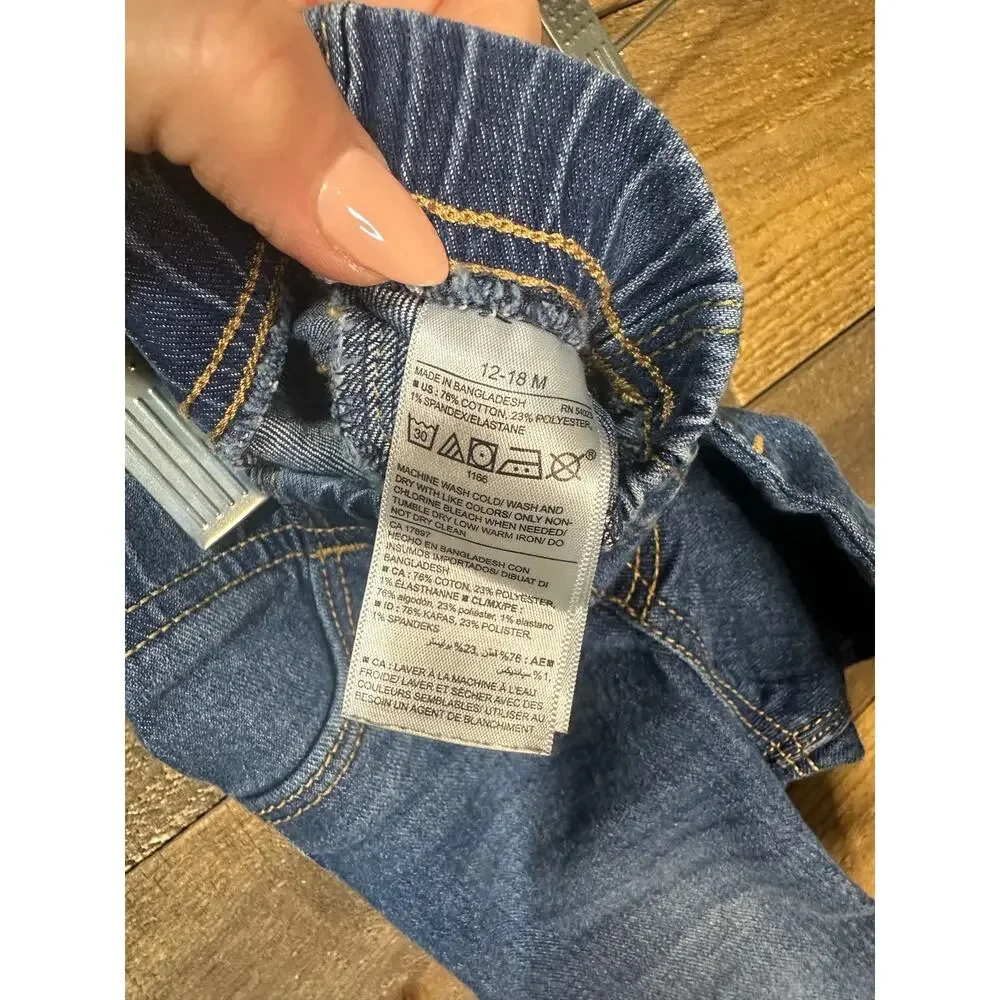 OLD NAVY Infant Jegging Skinny Jeans Size 12-18M EUC